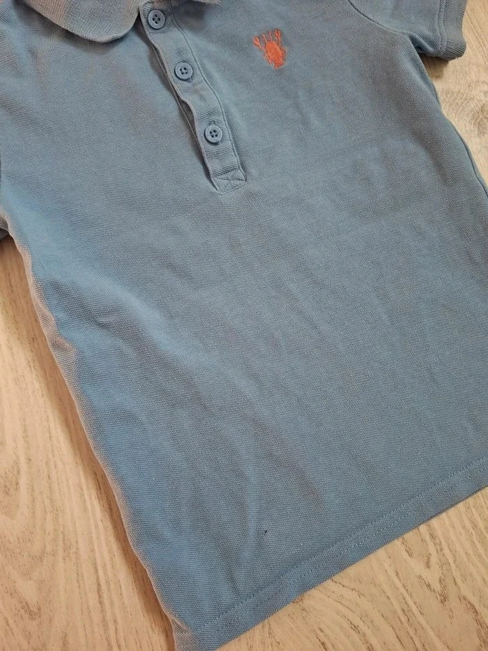 Lote/conjunto de tops para niño blanco verano blanco/azul/caqui Gémo/Tape à l’œil/TAO/Zara - 4/5 años – photo 7
